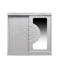 NZK-2005-white-1 کمد 3 تکه لیدوما مدل NZK-2005 رنگ سفید