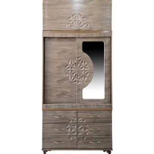 کمد 3 تکه لیدوما مدل NZK-2005 رنگ قهوه ای
