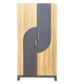 کمد لباس مدرن لیدوما مدل آرون رنگ سرمه ایی قهوه ایی